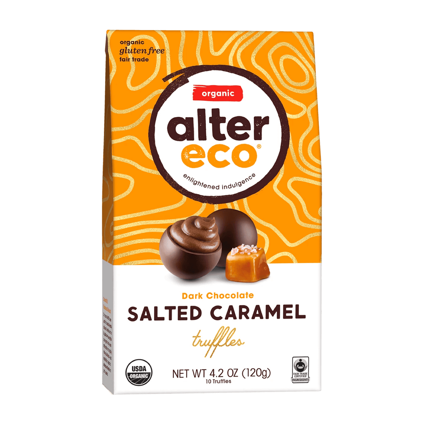 Alter Eco Organic Dark Chocolate Salted Caramel Truffle