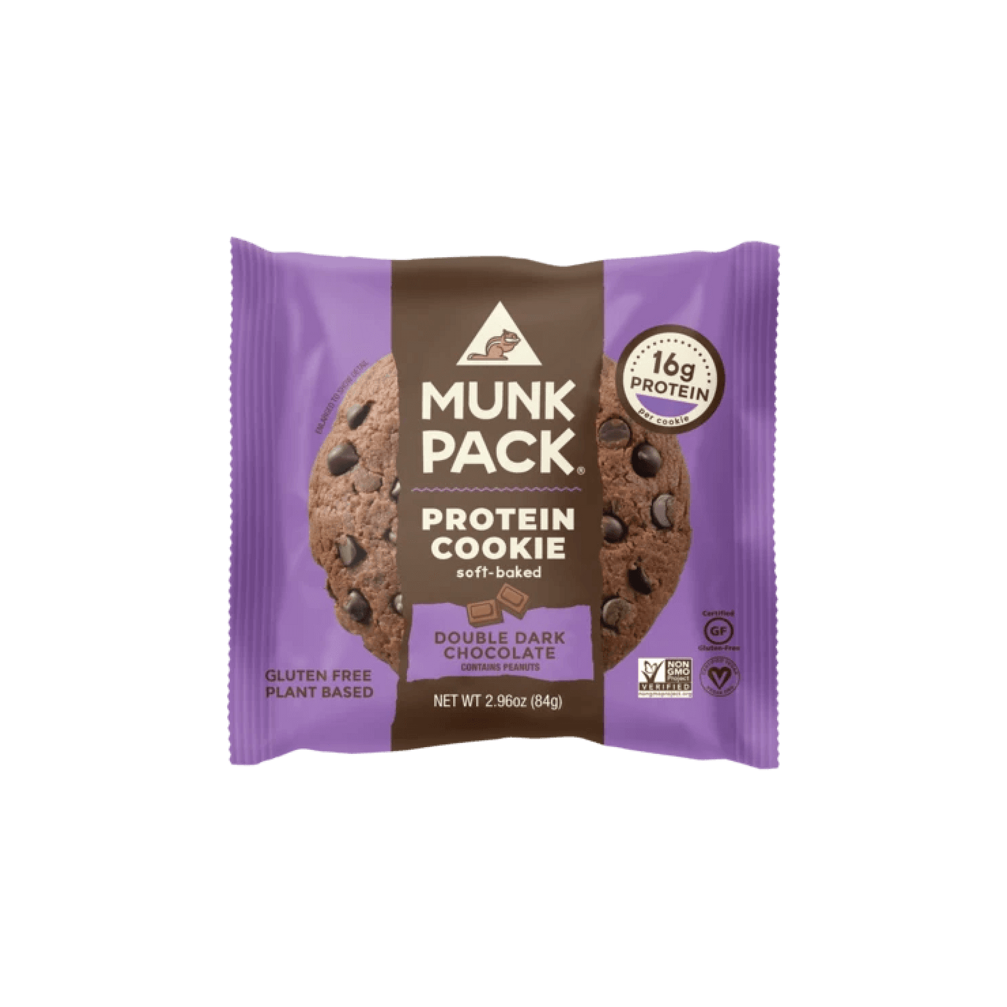 Munk Pack Double Dark Chocolate Protein Cookie, 12-Pack