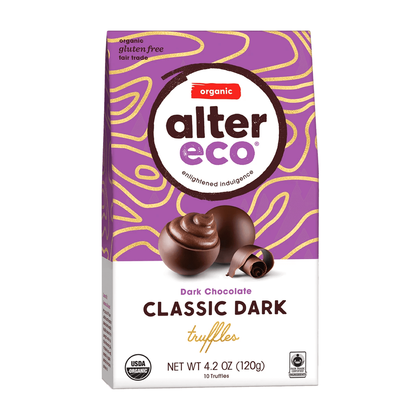 Alter Eco Organic Dark Chocolate Classic Dark Truffle