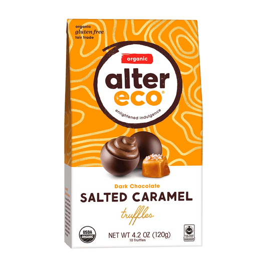 Alter Eco Organic Dark Chocolate Salted Caramel Truffle