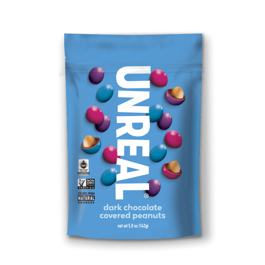 UNREAL Dark Chocolate Covered Peanuts