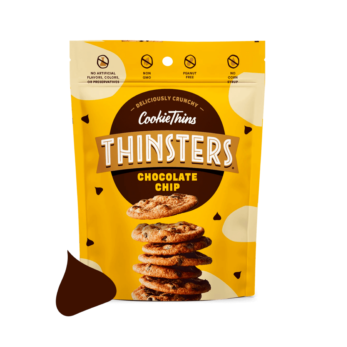 Thinisters Biscuits aux pépites de chocolat, paquet de 6