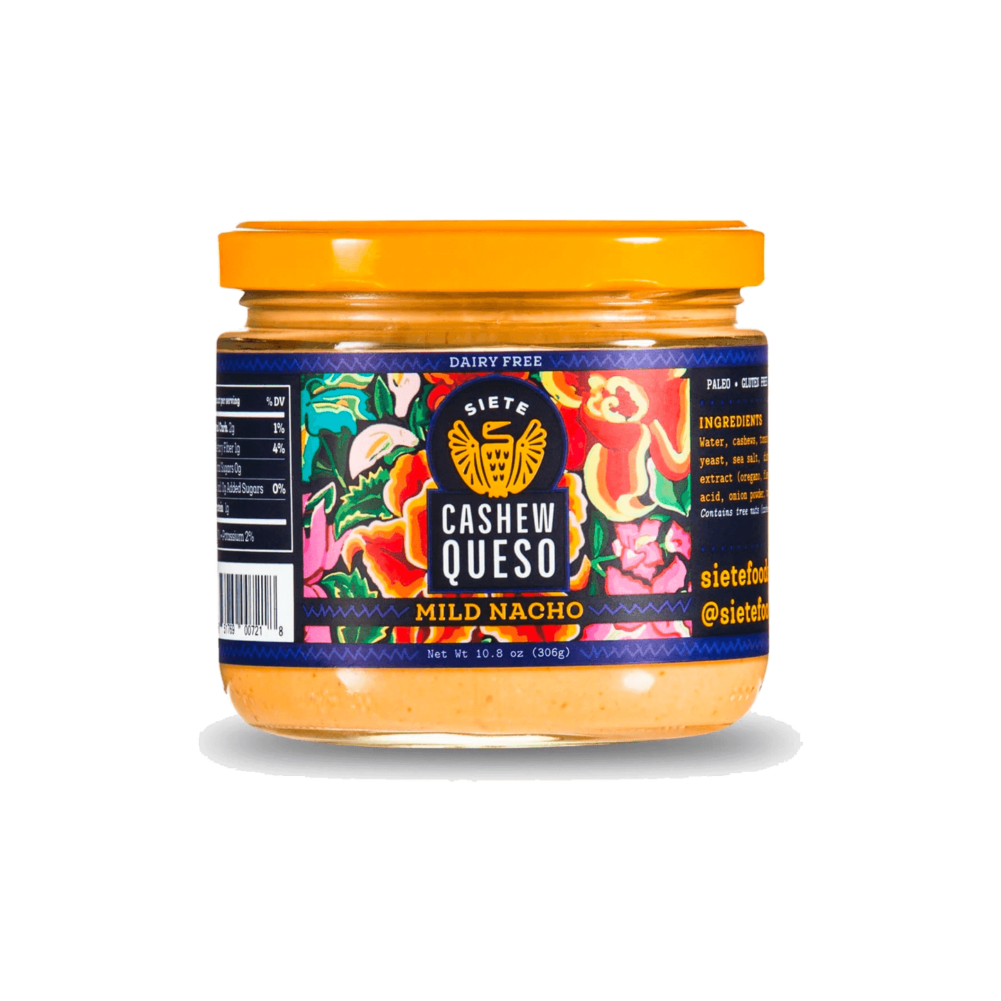 Siete Mild Nacho Cashew Queso Dip