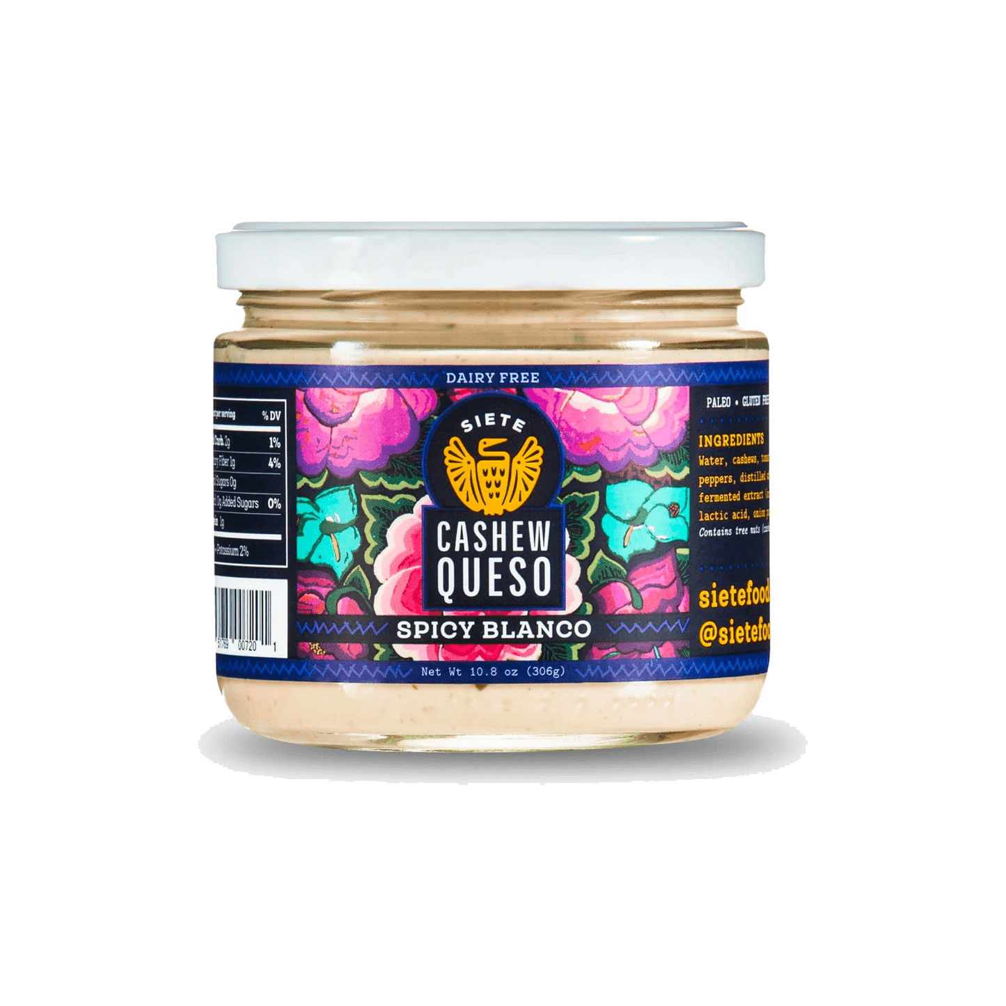 Siete Spicy Blanco Cashew Queso Dip