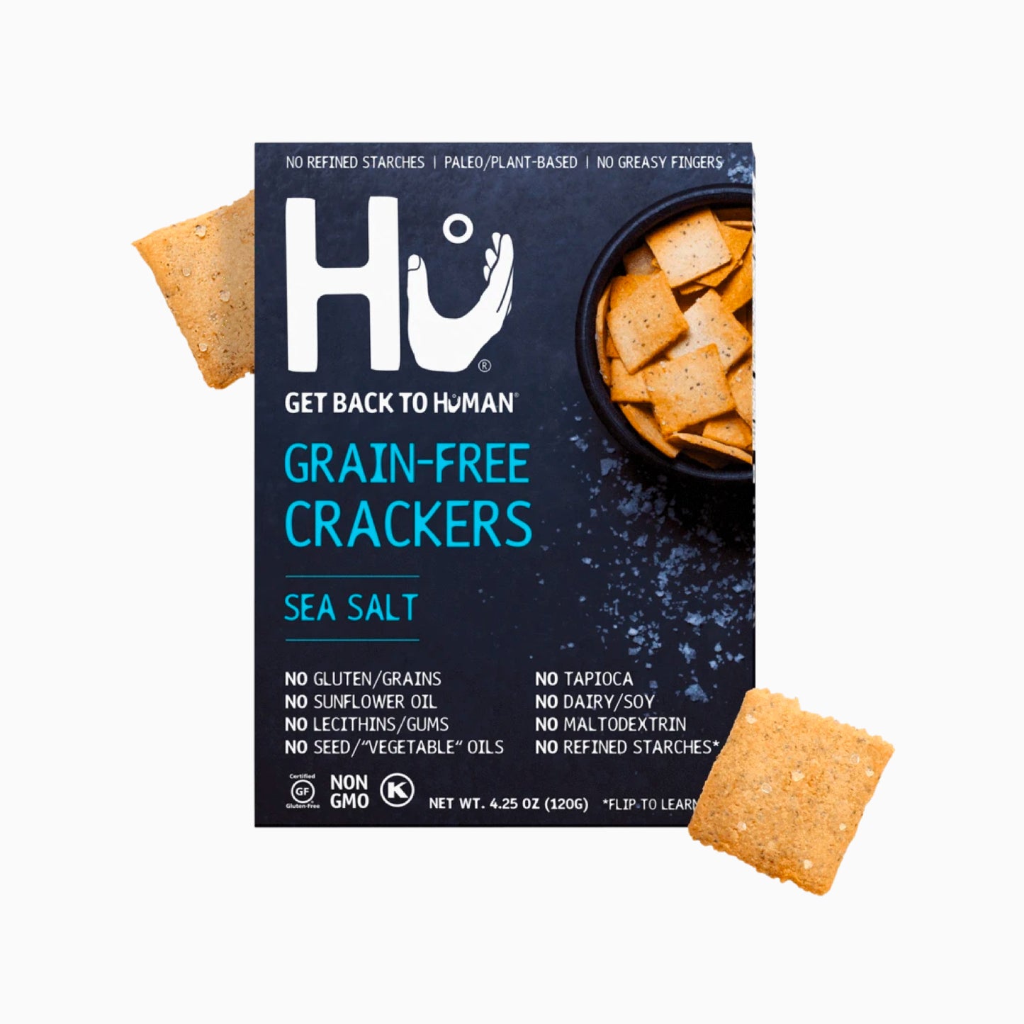 Hu Sea Salt Grain-Free Crackers