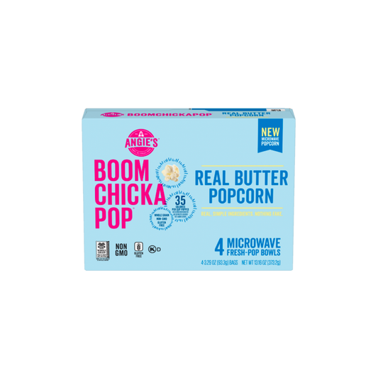 Boom Chicka Pop Real Butter Microwave Popcorn